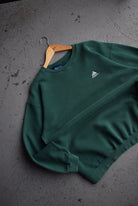 Vintage 90s Adidas Classic Logo Embroidered Crewneck (M) - Retrospective Store