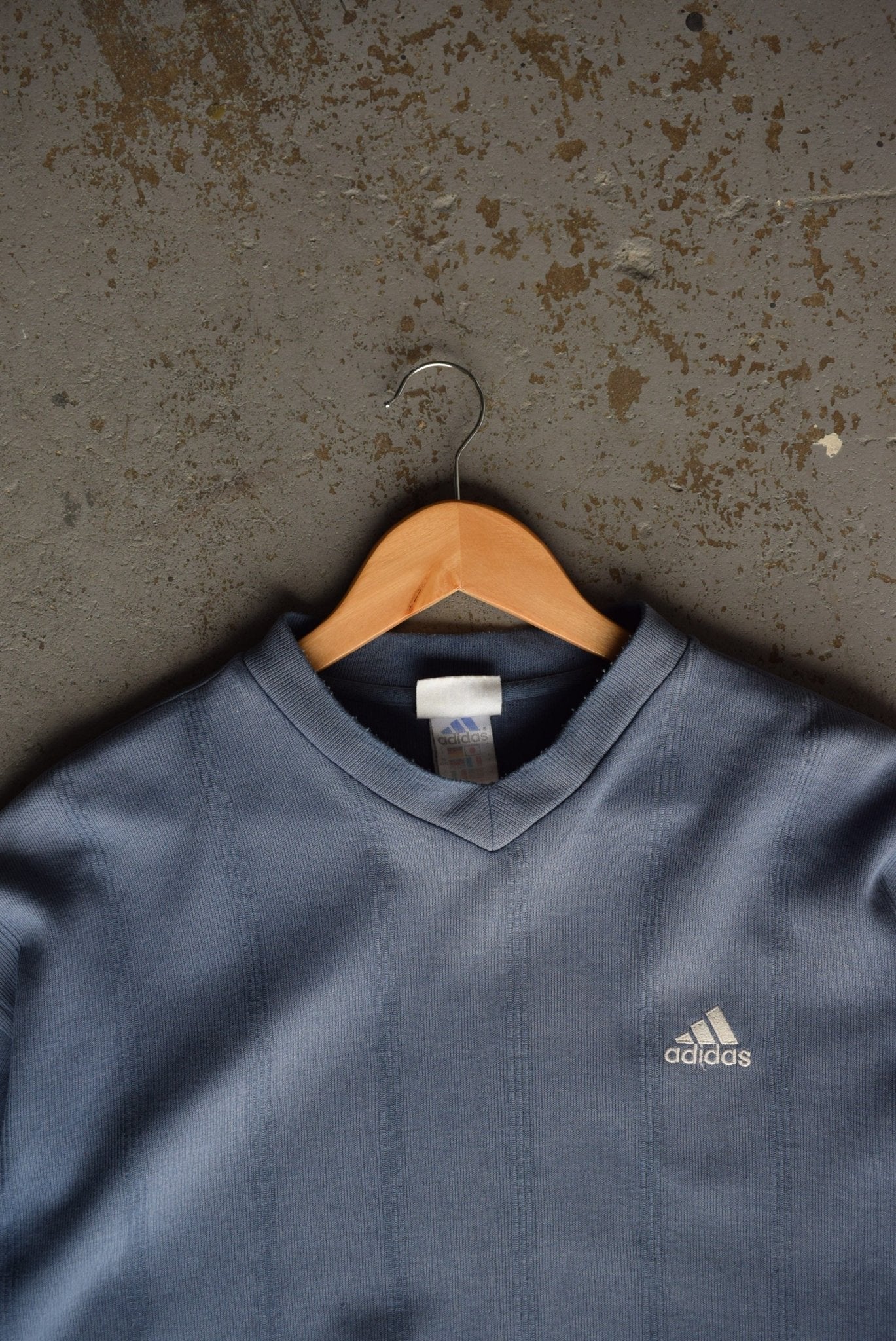 Vintage 90s Adidas Classic Logo Embroidered Pullover (XL) - Retrospective Store