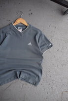 Vintage 90s Adidas Classic Logo Embroidered Tee (S) - Retrospective Store