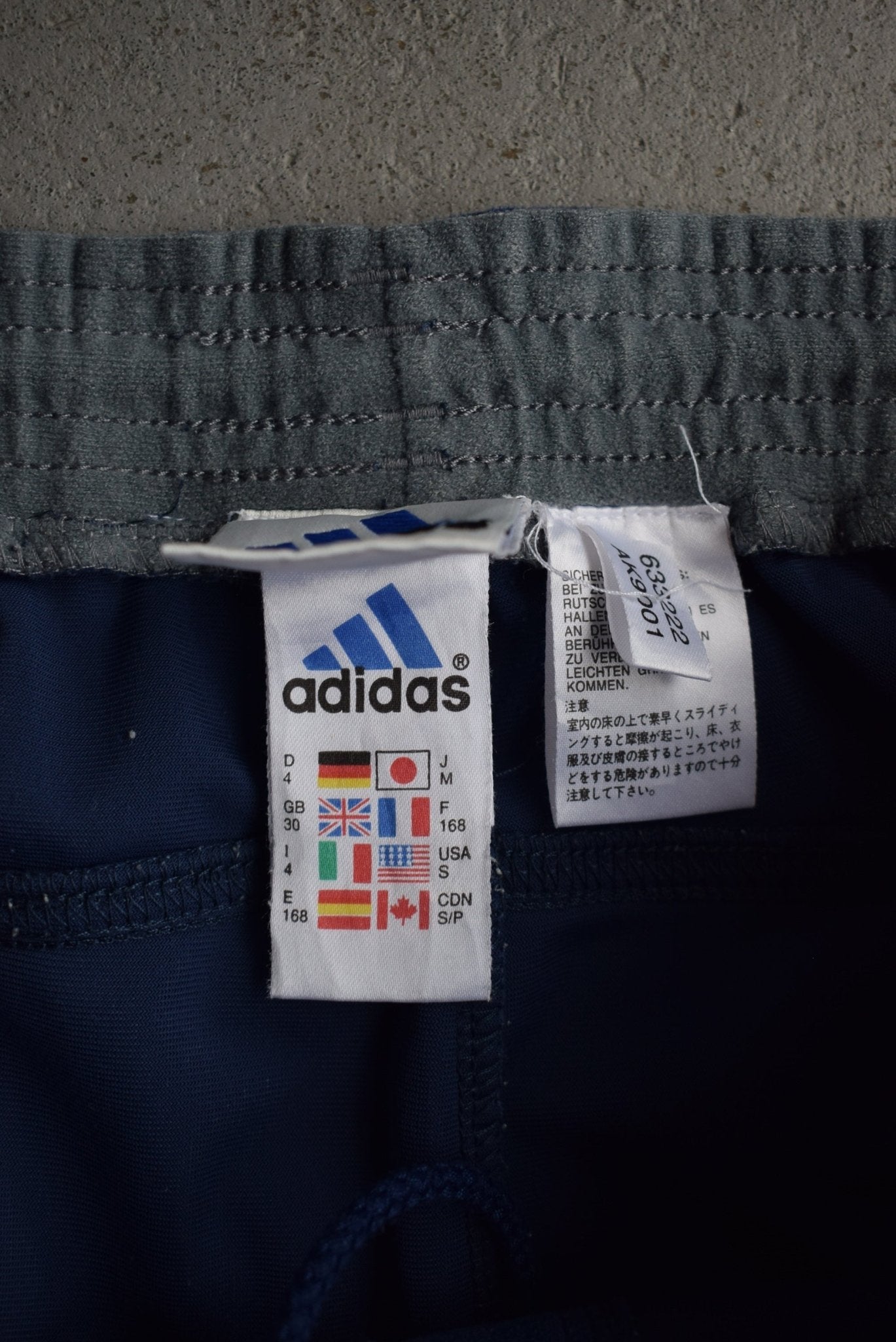 Vintage 90s Adidas Classic Logo Embroidered Track Pants (L) - Retrospective Store