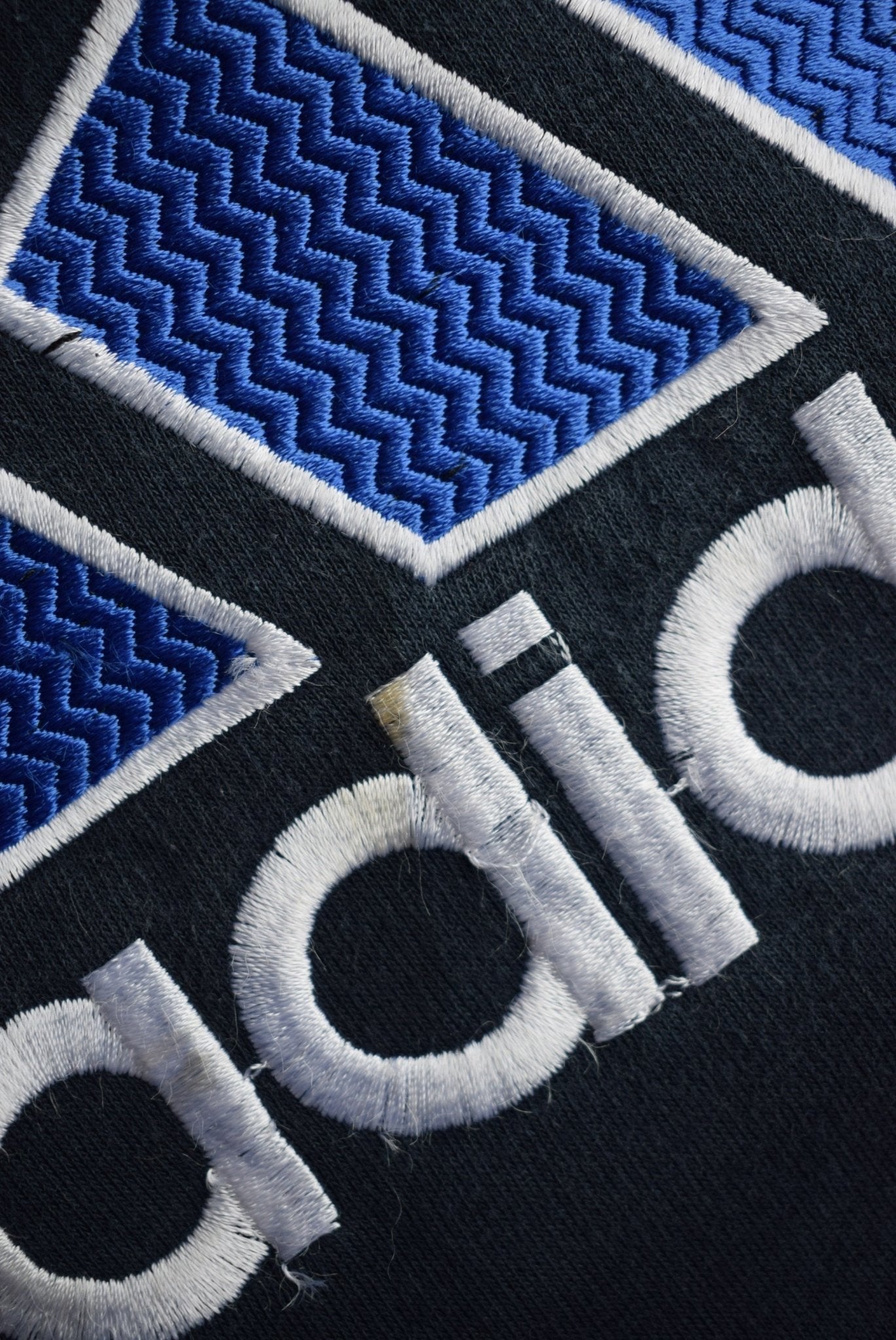 Vintage 90s Adidas Embroidered Spellout Crewneck (M/L) - Retrospective Store
