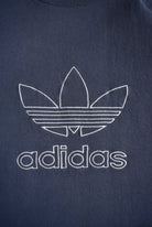 Vintage 90s Adidas Embroidered Spellout Crewneck (XL) - Retrospective Store