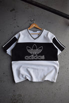 Vintage 90s Adidas Embroidered Spellout Tee (XL) - Retrospective Store