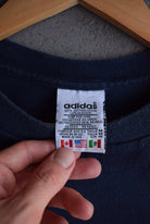 Vintage 90s Adidas Originals Spellout Tee (L) - Retrospective Store