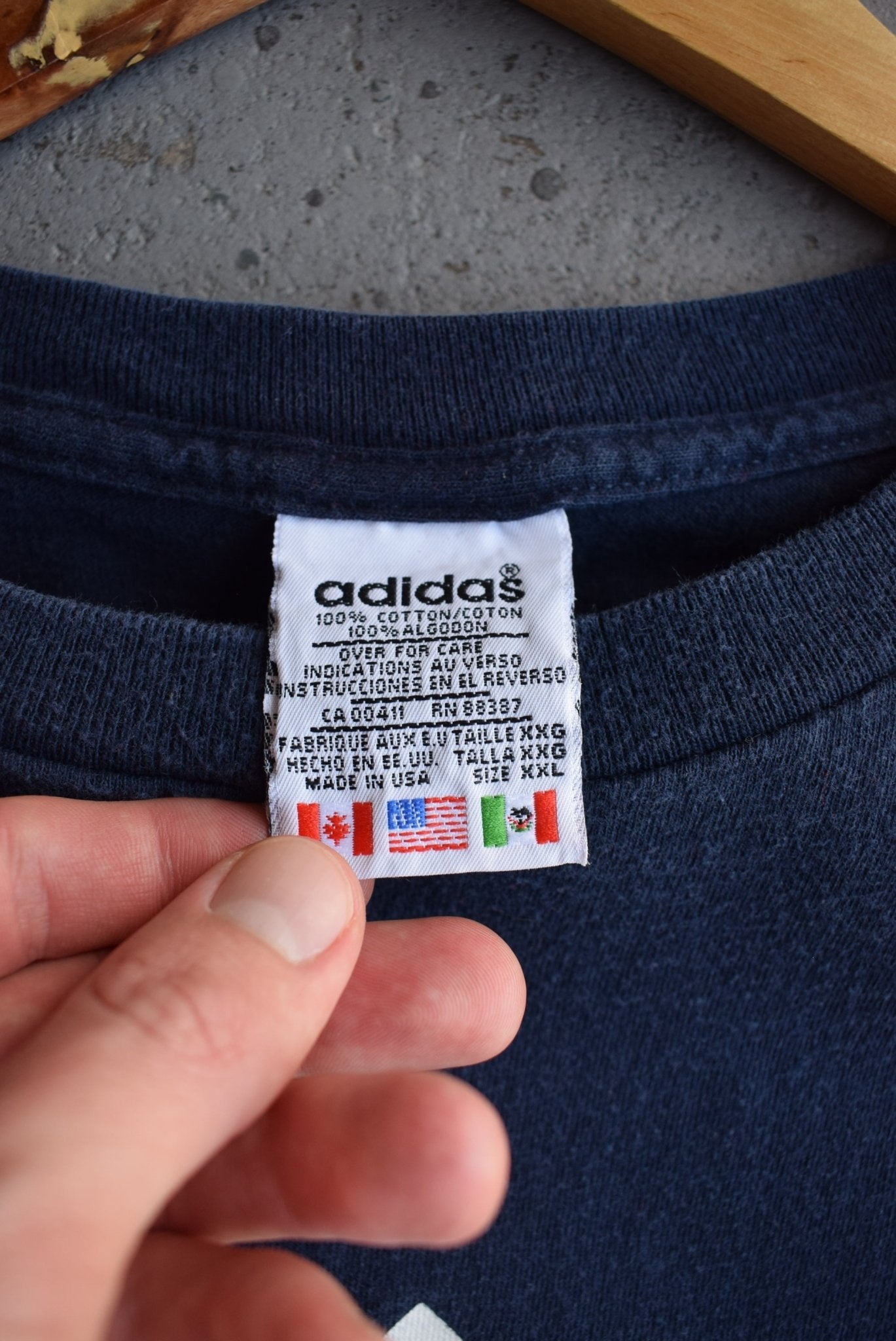 Vintage 90s Adidas Originals Tee (XXL) - Retrospective Store