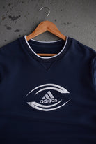 Vintage 90s Adidas Spellout Embroidered Crewneck (L) - Retrospective Store