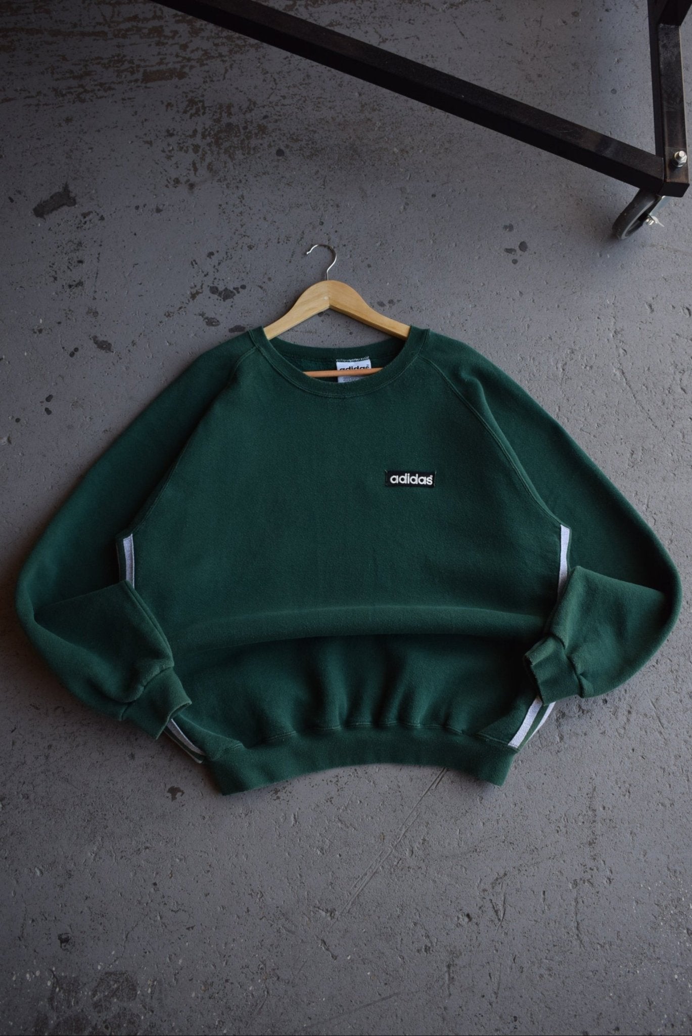 Vintage 90s Adidas Spellout Embroidered Crewneck (L) - Retrospective Store