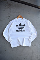 Vintage 90s Adidas Spellout Long Sleeve Tee (S) - Retrospective Store