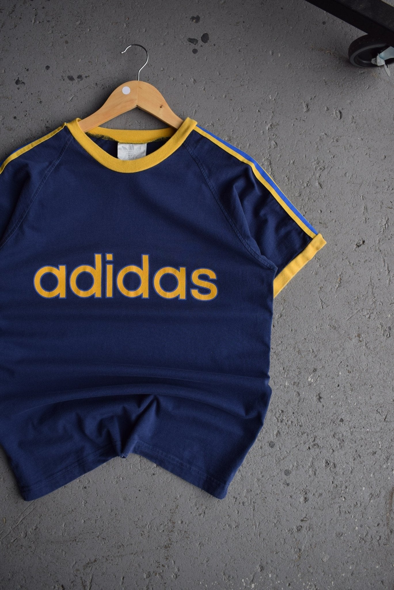 Vintage 90s Adidas Spellout Tee (M) - Retrospective Store