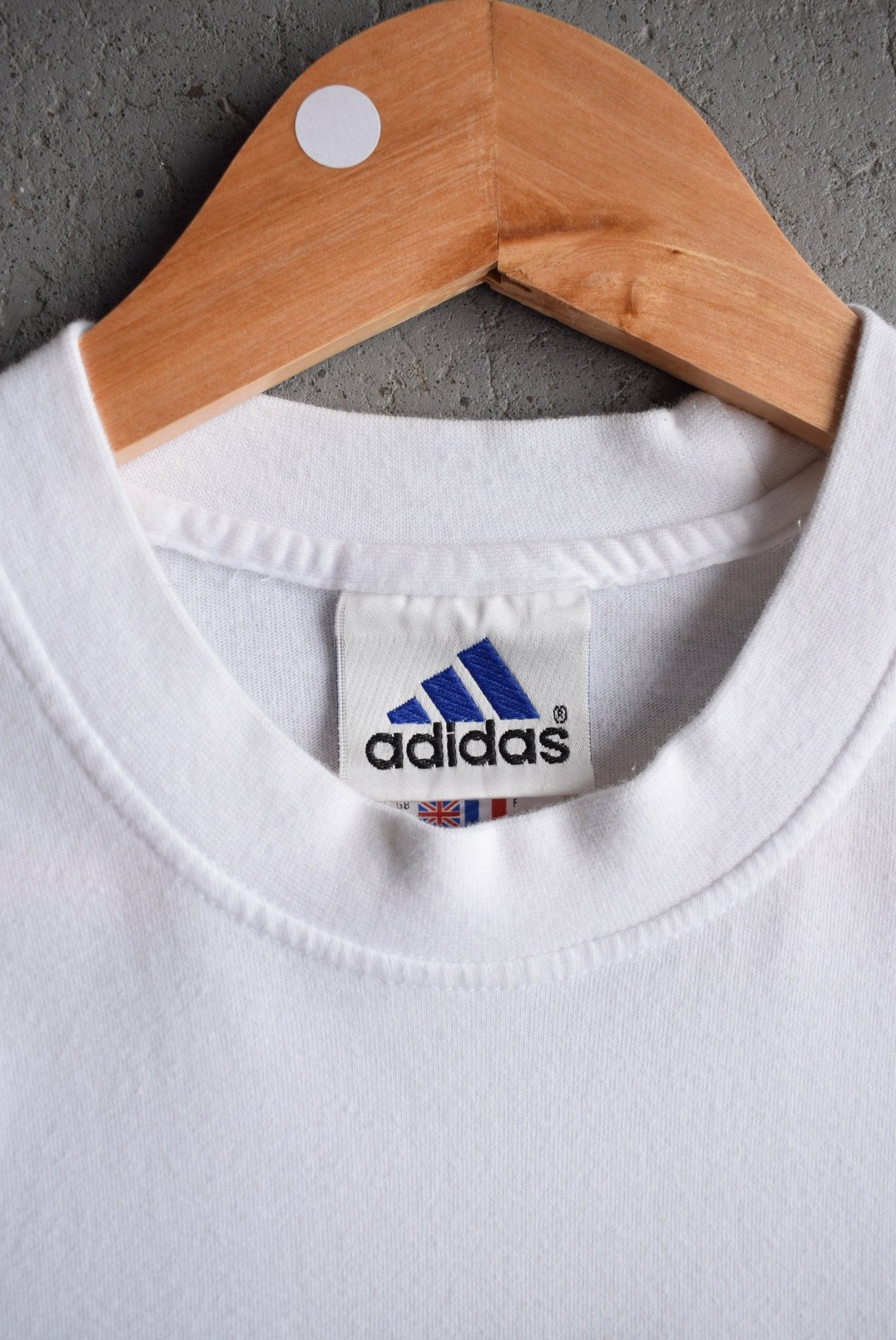 Vintage 90s Adidas Spellout Tee (M/L) - Retrospective Store