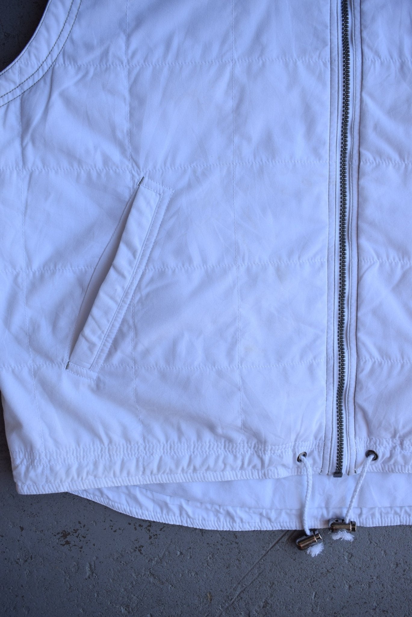 Vintage 90s Adidas Spellout Vest Jacket (L/XL) - Retrospective Store