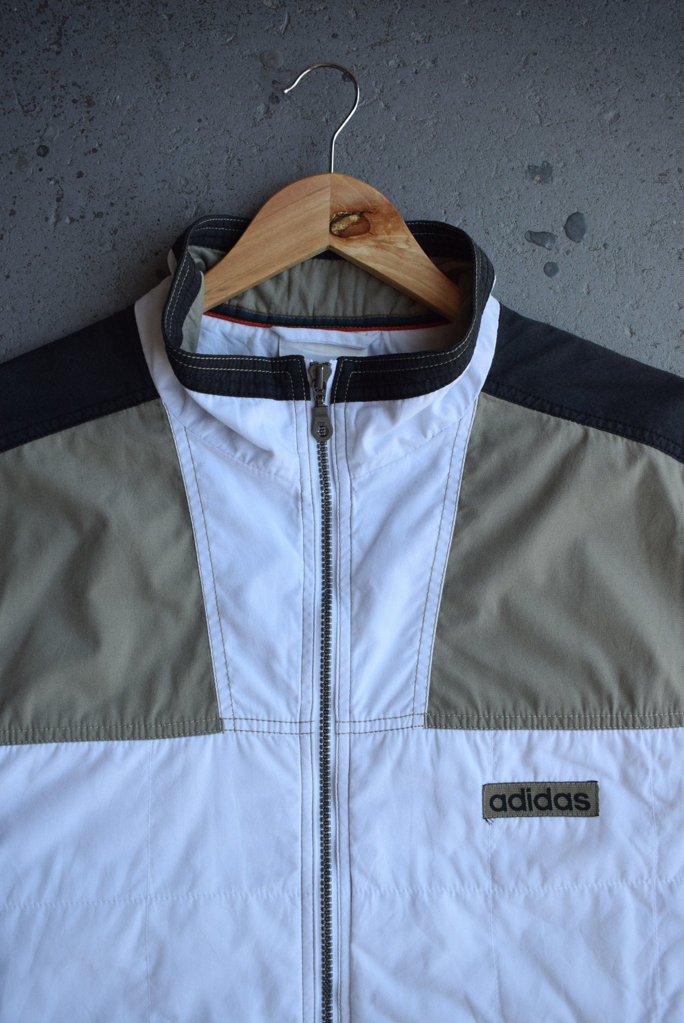 Vintage 90s Adidas Spellout Vest Jacket (L/XL) - Retrospective Store