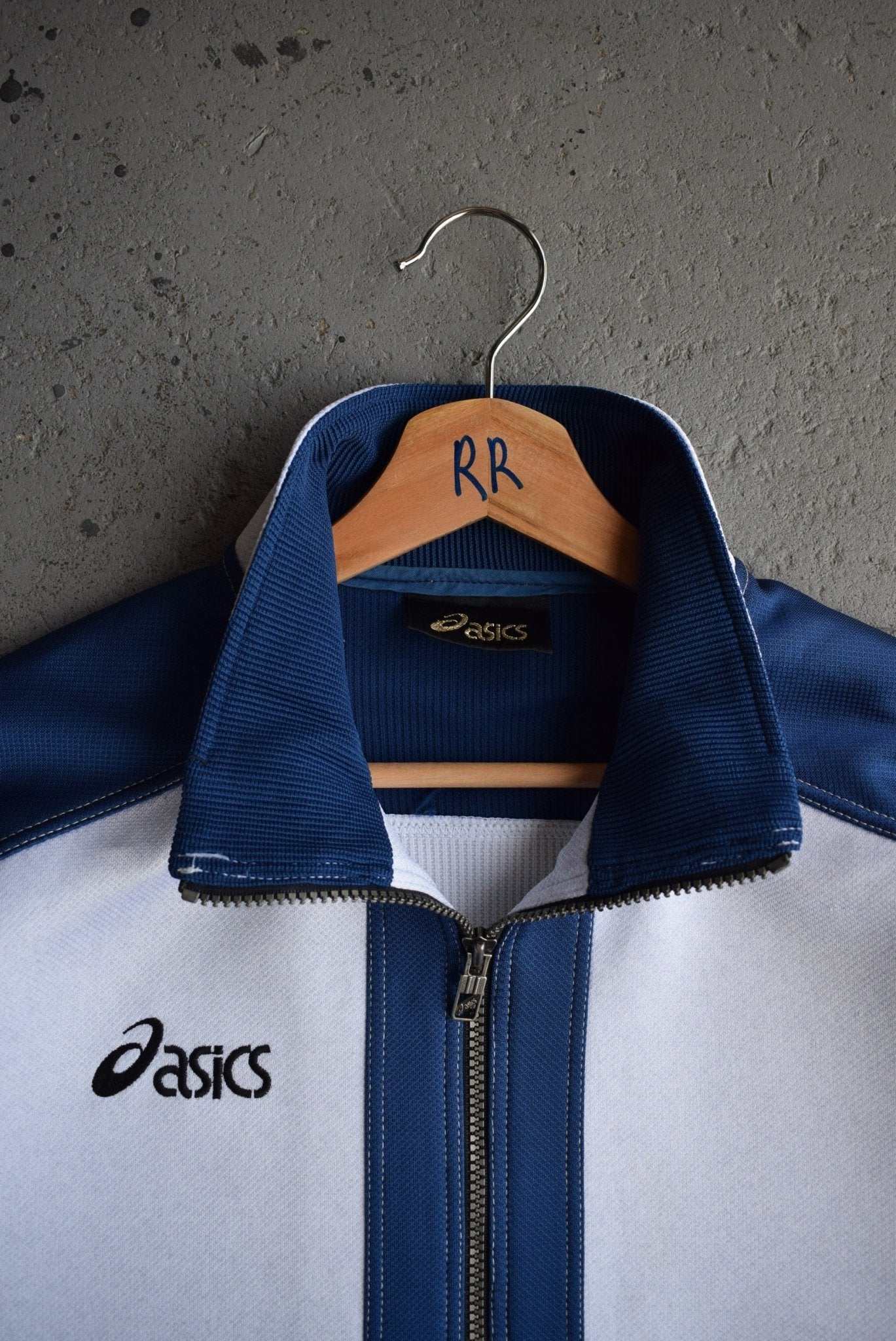 Vintage 90s Asics Classic Logo Embroidered Jacket (L) - Retrospective Store