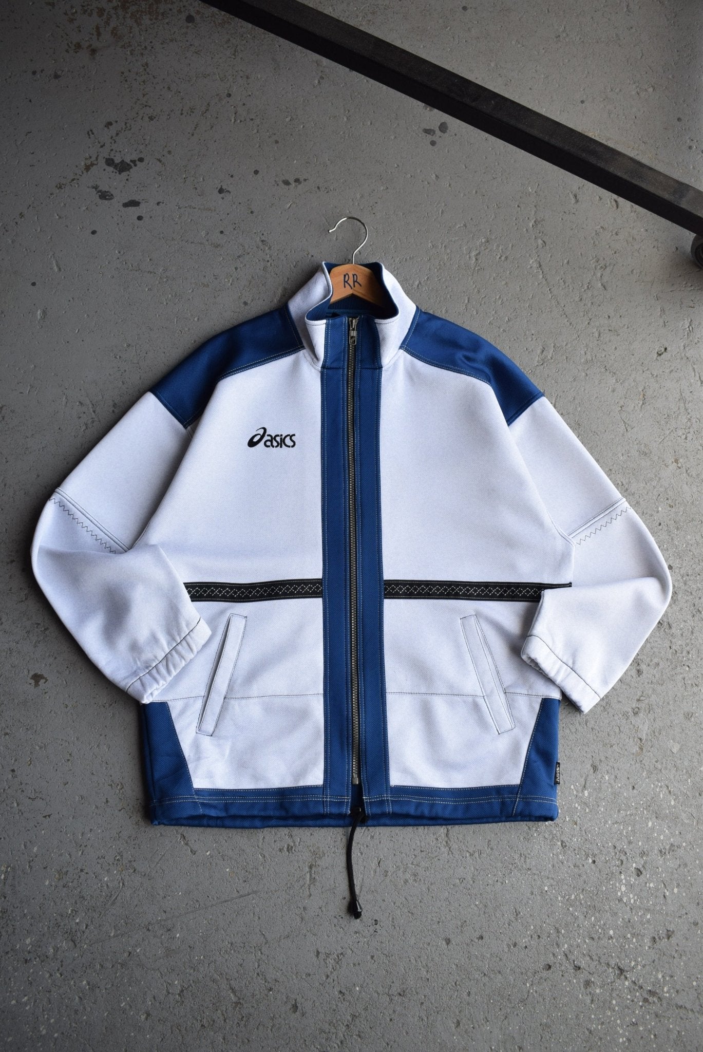 Vintage 90s Asics Classic Logo Embroidered Jacket (L) - Retrospective Store
