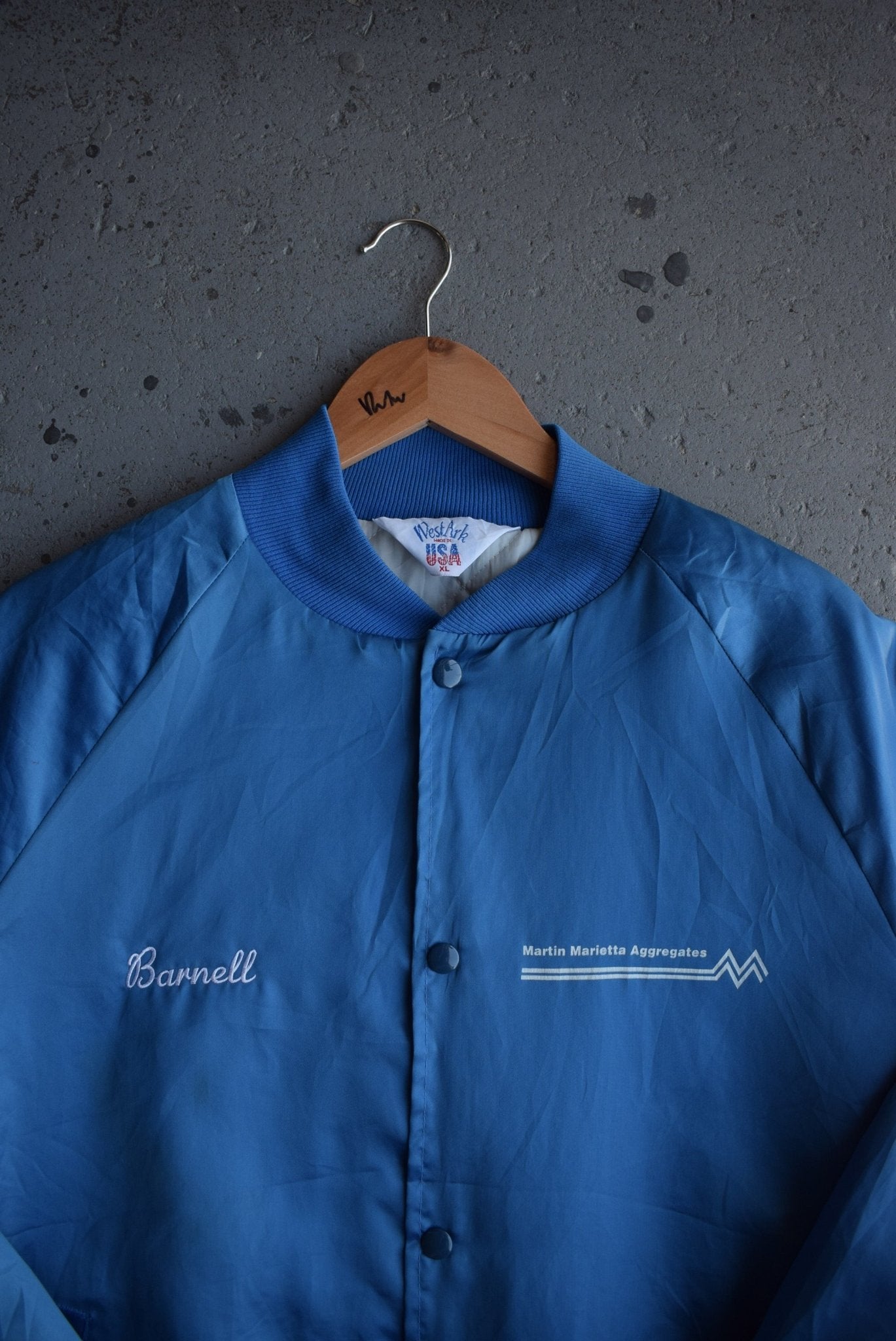 Vintage 90s Barnell Embroidered Satin Jacket (XL) - Retrospective Store