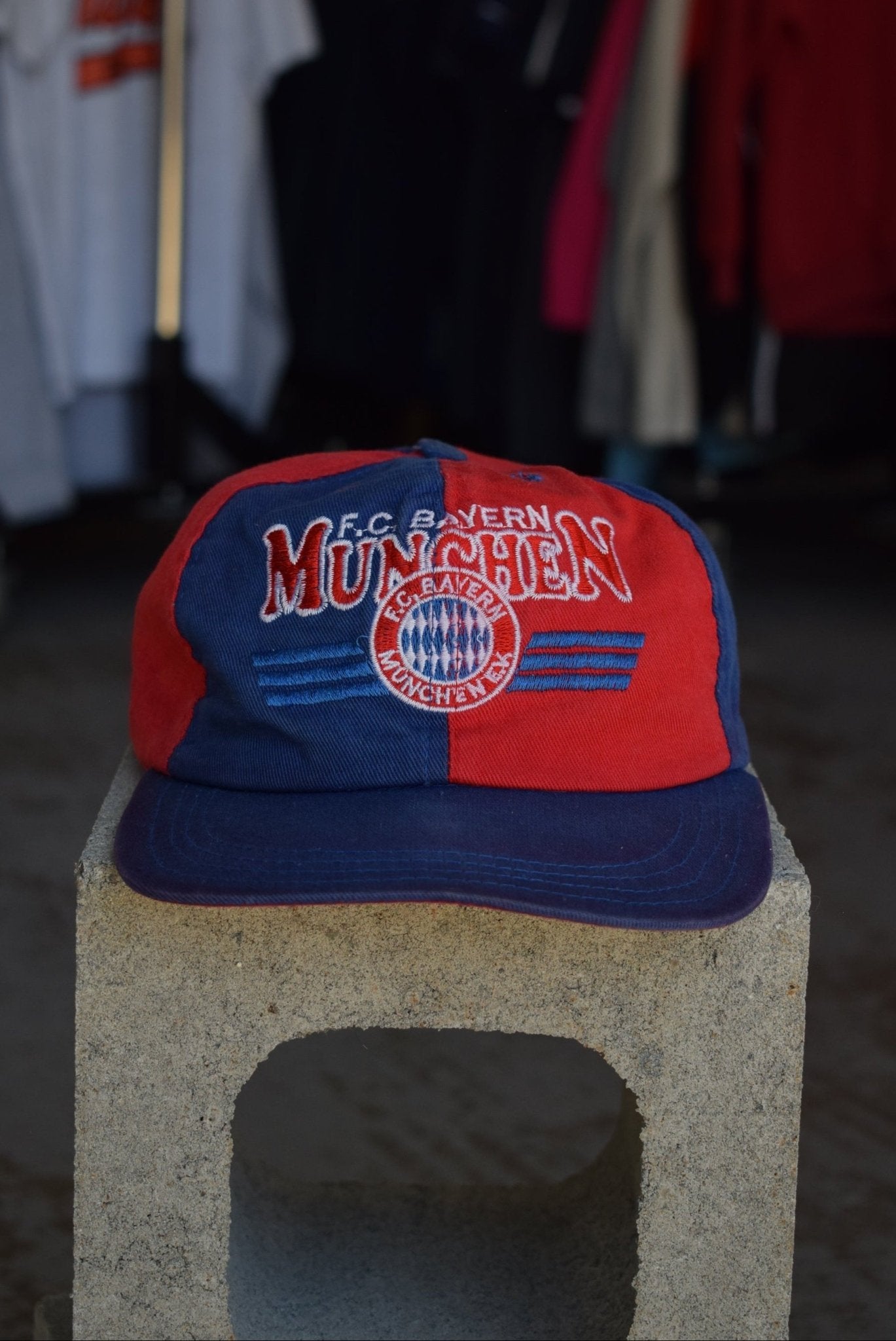 Vintage 90s Bayern Munich Embroidered Hat - Retrospective Store
