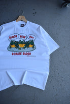 Vintage 90s Blood - Wise - Rrr 'Donate Blood' Tee (L) - Retrospective Store