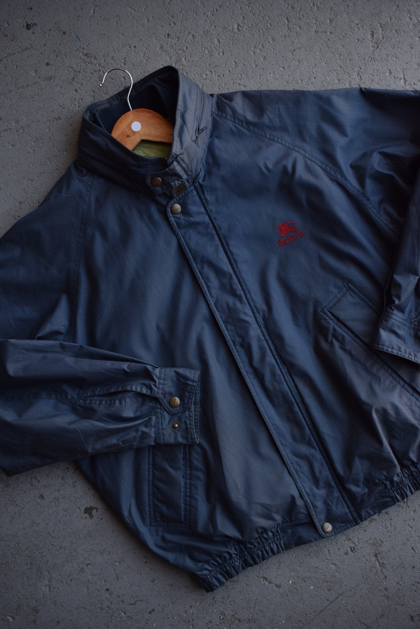 Vintage 90s Burberrys Classic Logo Embroidered Jacket (M) - Retrospective Store