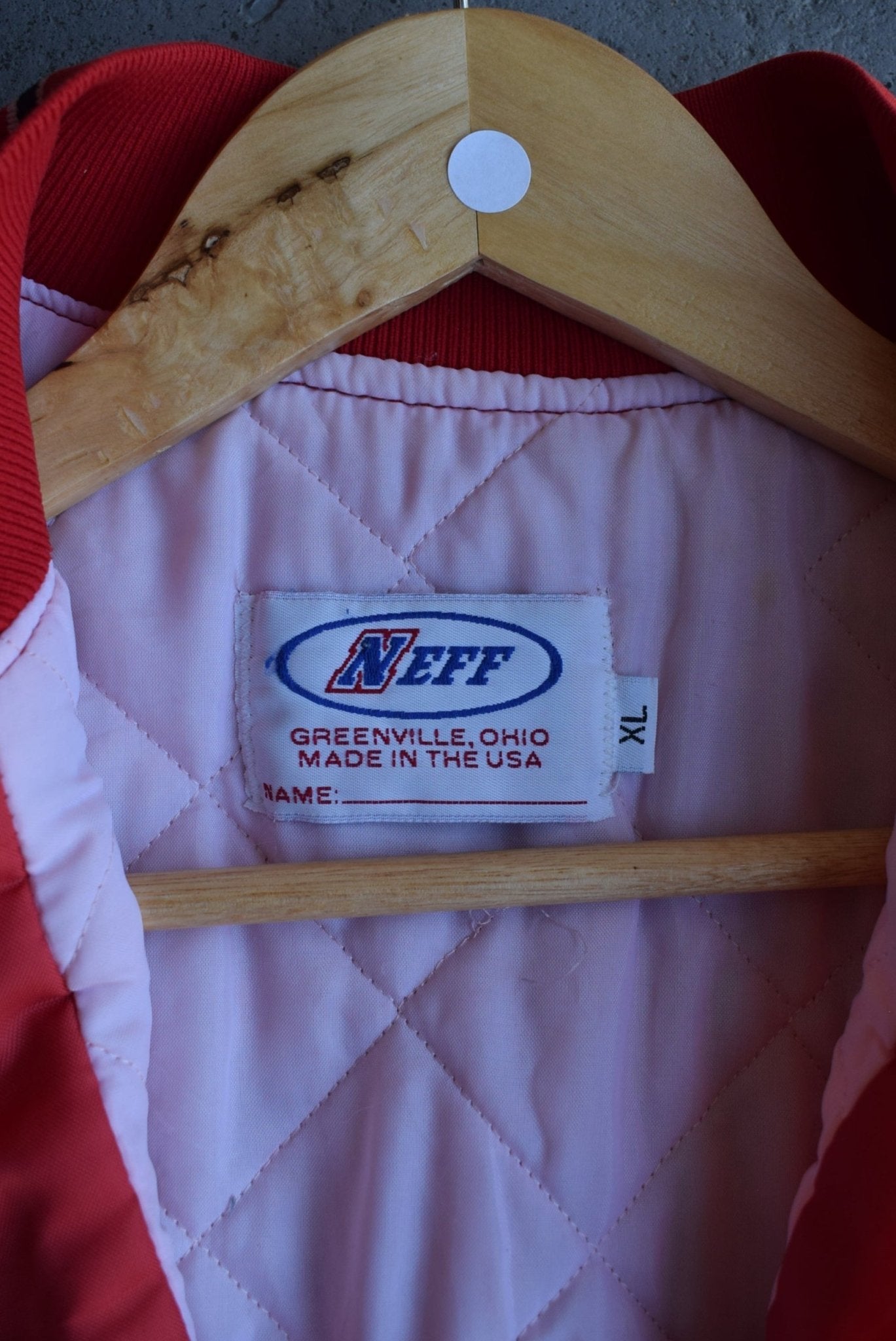 Vintage 90s Central Cambria Marching Band Embroidered Satin Jacket