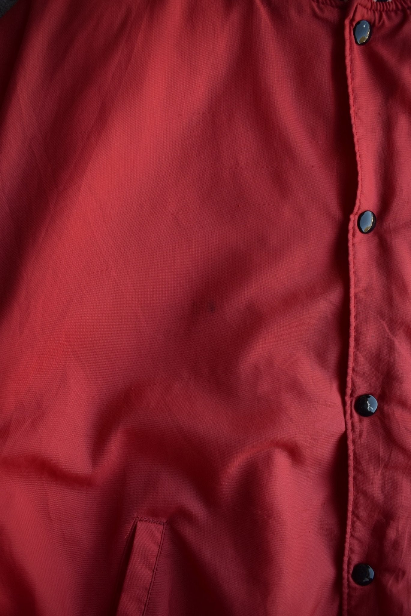 Vintage 90s Central Cambria Marching Band Embroidered Satin Jacket (XL) - Retrospective Store
