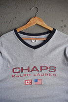 Vintage 90s Chaps Ralph Lauren Spellout Tee (XXL) - Retrospective Store