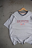 Vintage 90s Chaps Ralph Lauren Spellout Tee (XXL) - Retrospective Store