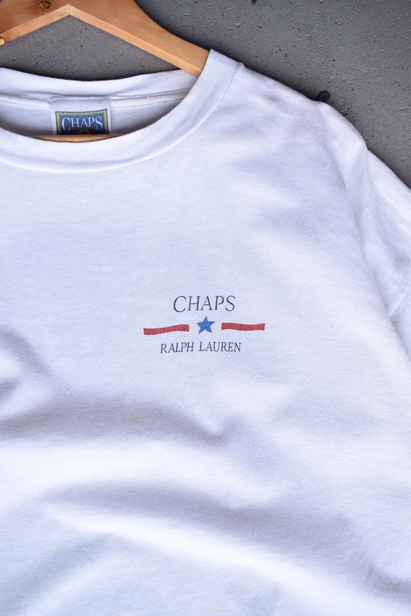 Vintage 90s Chaps Ralph Lauren Tee (XL) - Retrospective Store