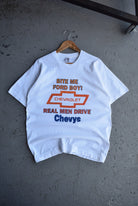 Vintage 90s Chevrolet 'Bite Me Ford Boy!' Tee (M) - Retrospective Store