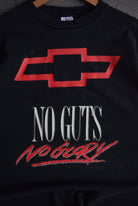 Vintage 90s Chevrolet 'No Guts, No Glory' Tee (M) - Retrospective Store