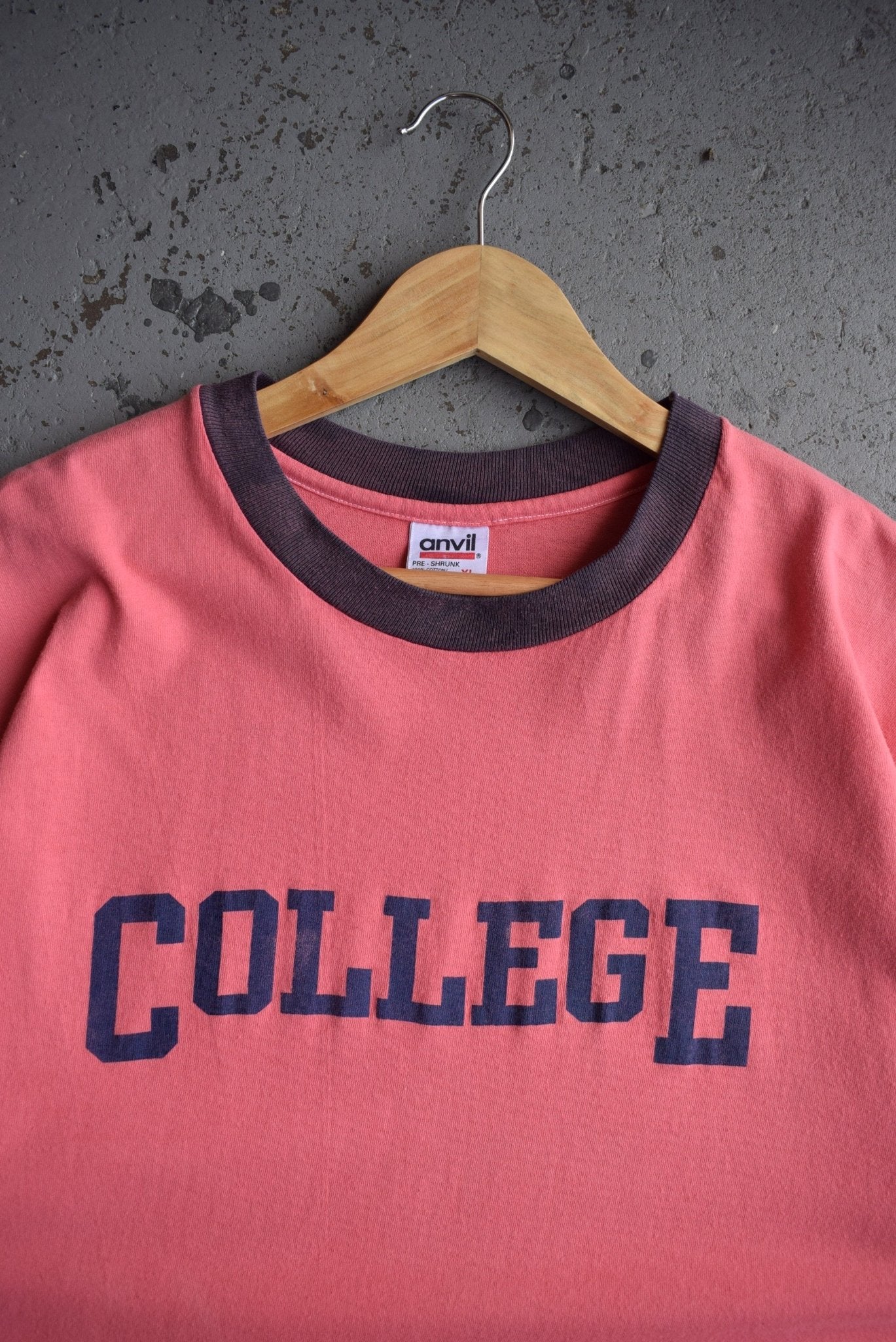 Vintage 90s College tee (L) - Retrospective Store