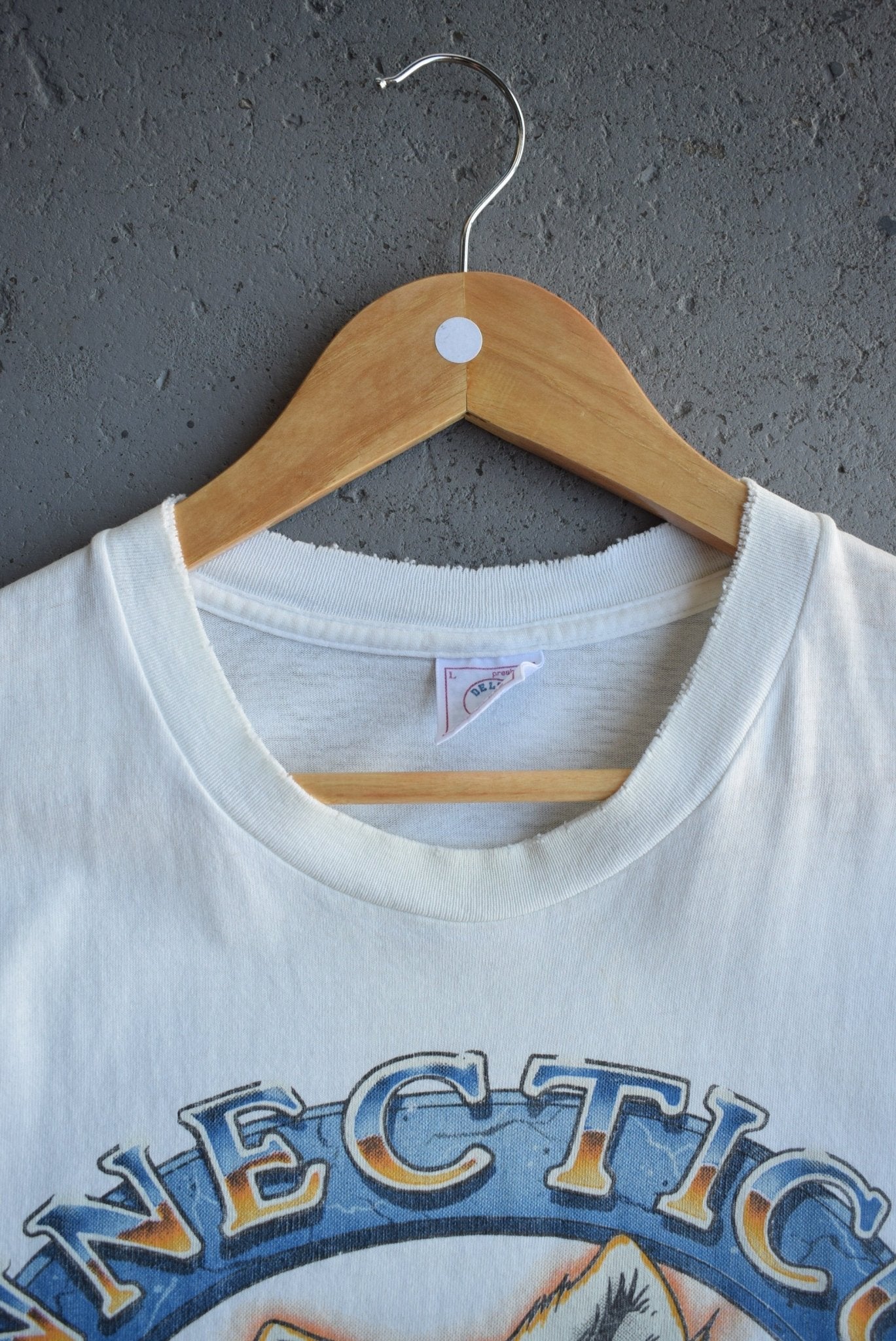Vintage 90s Connecticut Huskies Tee (L) - Retrospective Store