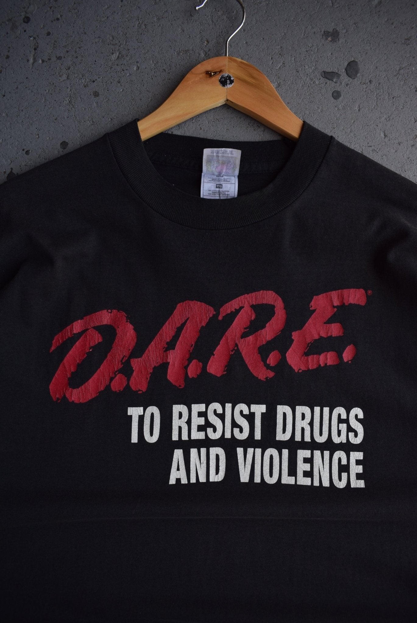 Vintage 90s D.A.R.E. To Resist Drugs & Violence Tee (XL/XXL) - Retrospective Store