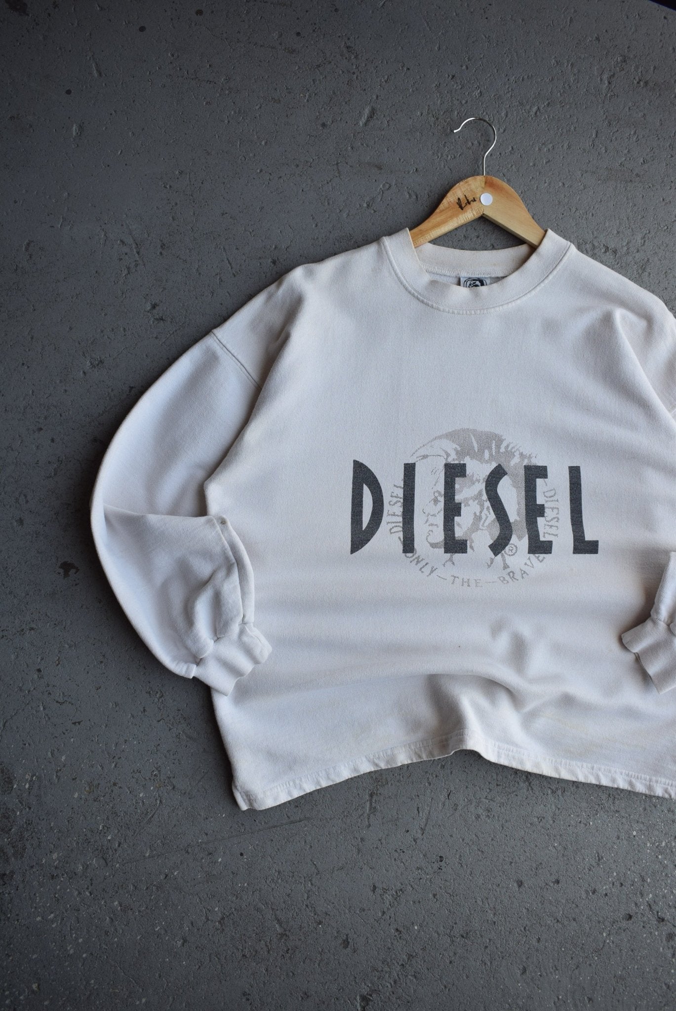 Vintage 90s Diesel 'Only The Brave' Crewneck (M) - Retrospective Store