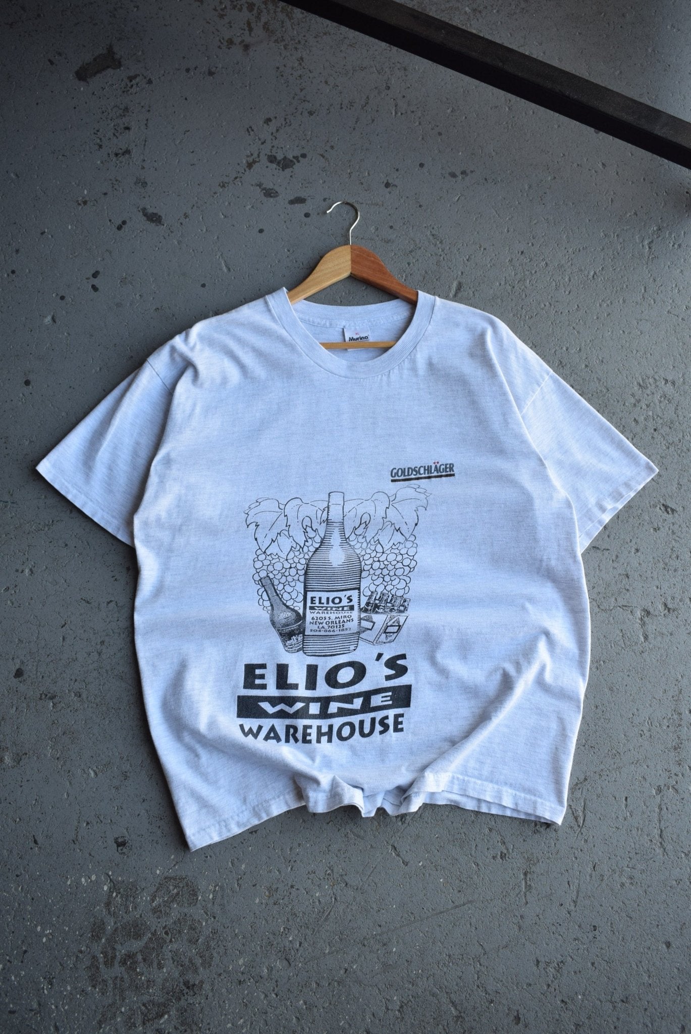 Vintage 90s Elio's Wine Warehouse Tee (XL) - Retrospective Store