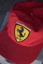 Vintage 90s Ferrari Racing Embroidered Hat - Retrospective Store