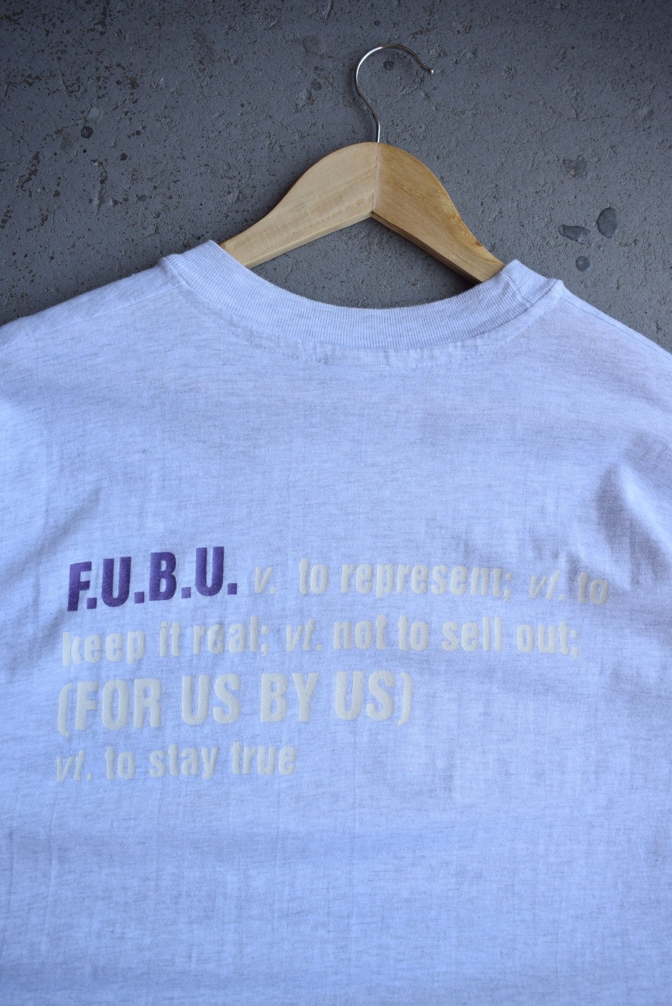 Vintage 90s FUBU Definition Tee (XXL) - Retrospective Store