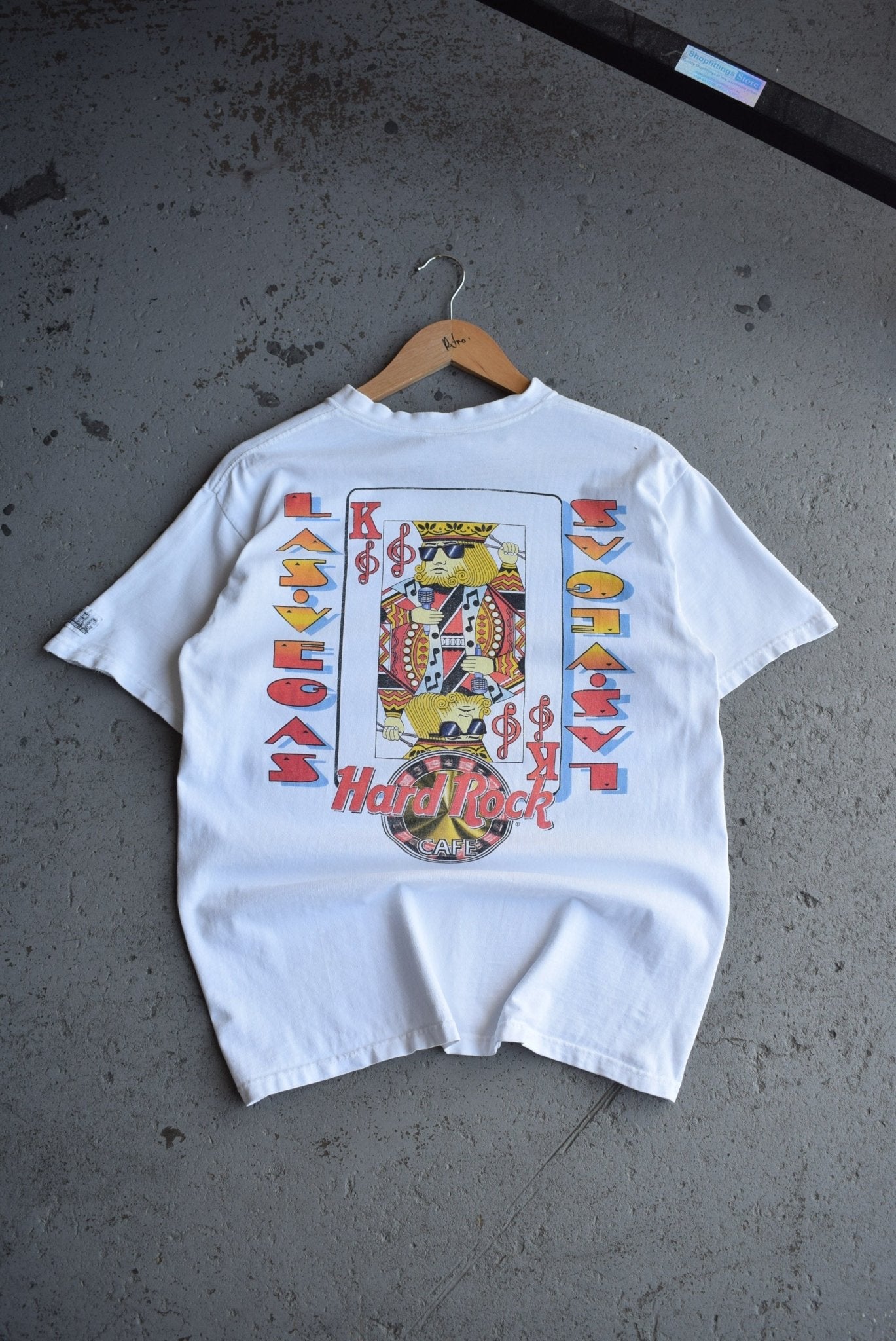 Vintage 90s Hard Rock Cafe Las Vegas Tee (S/M) - Retrospective Store