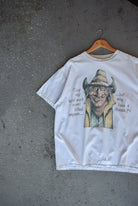 Vintage 90s 'Hard Work Never Killed Anyone' Tee (L/XL) - Retrospective Store