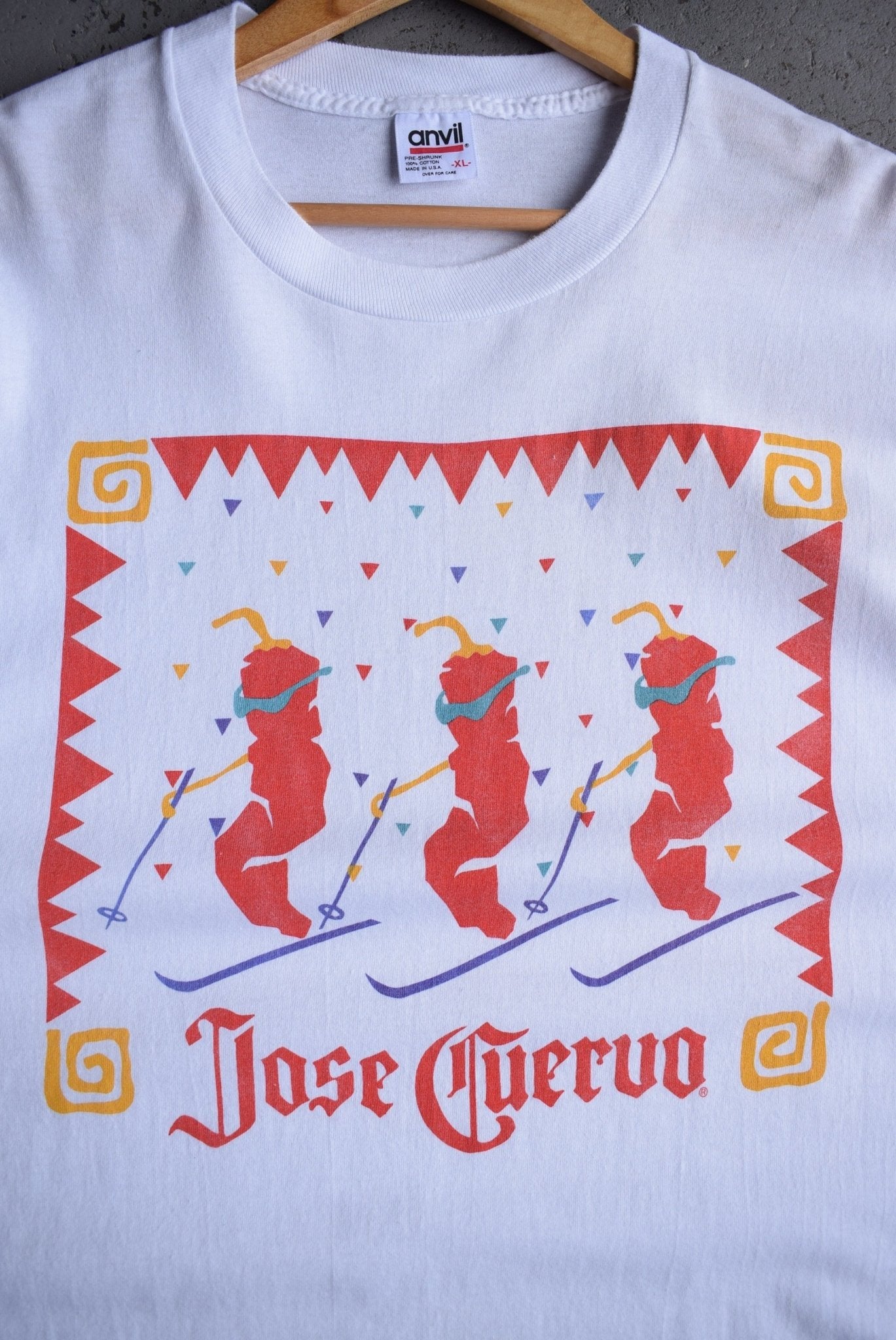 Vintage 90s Jose Cuervo Tequila Long Sleeve Tee (L) - Retrospective Store