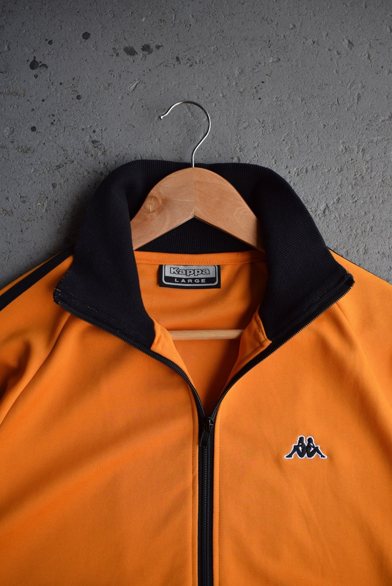 Vintage 90s Kappa Classic Logo Embroidered Track Jacket (L) - Retrospective Store