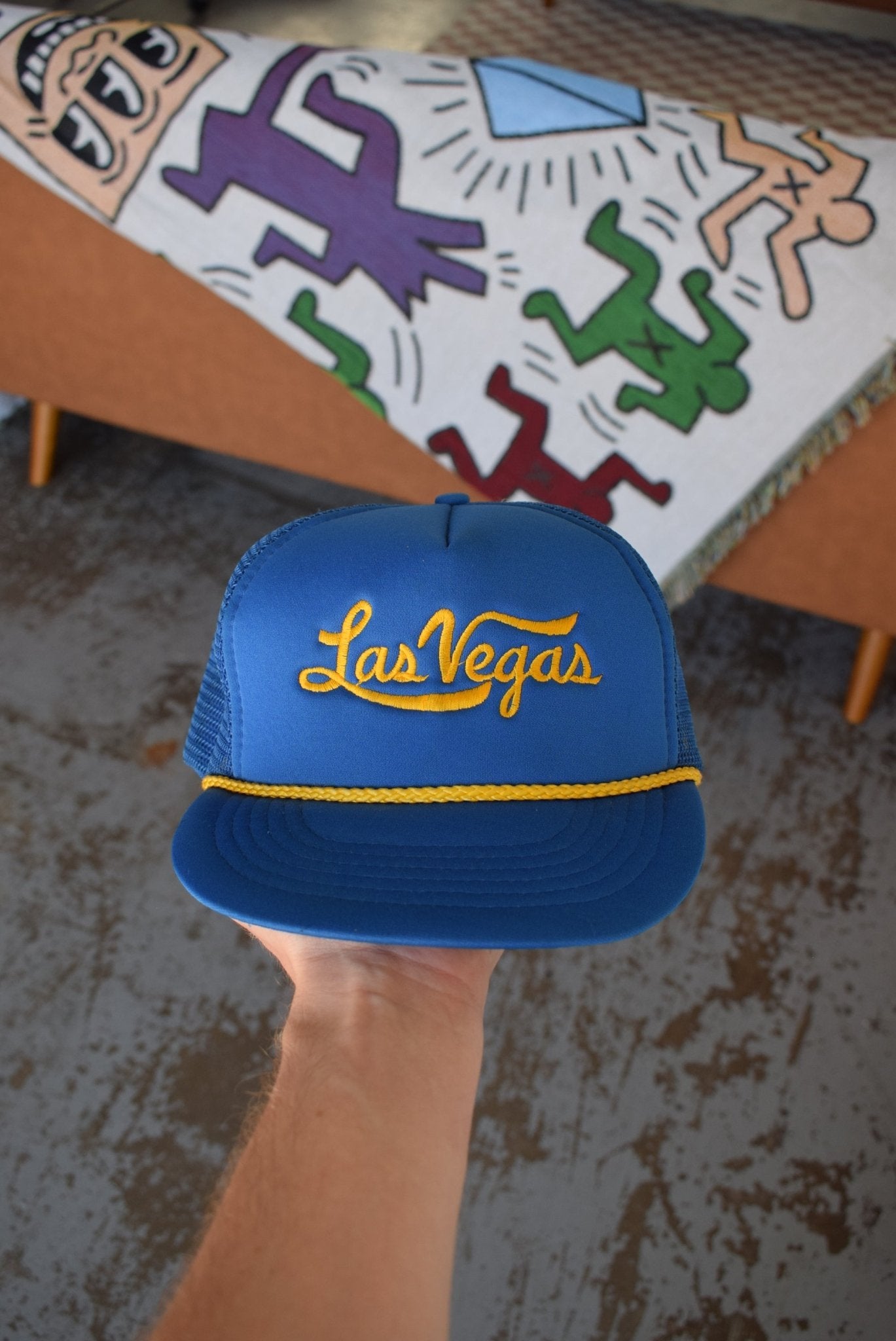 Vintage 90s Las Vegas Trucker Hat - Retrospective Store