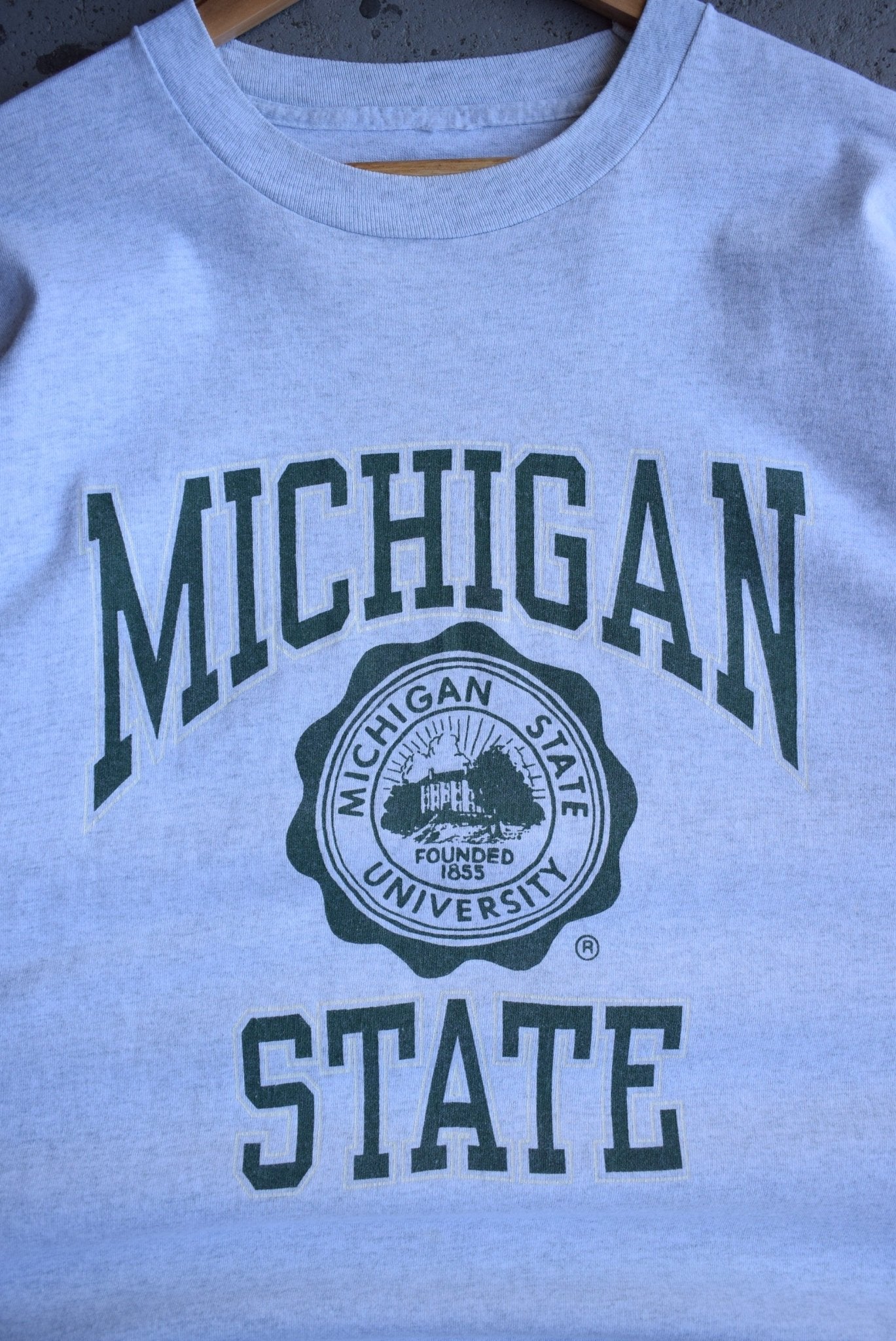 Vintage 90s Michigan State University Tee (XL) - Retrospective Store