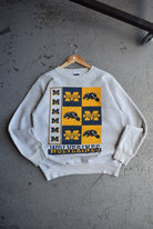 Vintage 90s Michigan University Wolverines Crewneck (S/M) - Retrospective Store