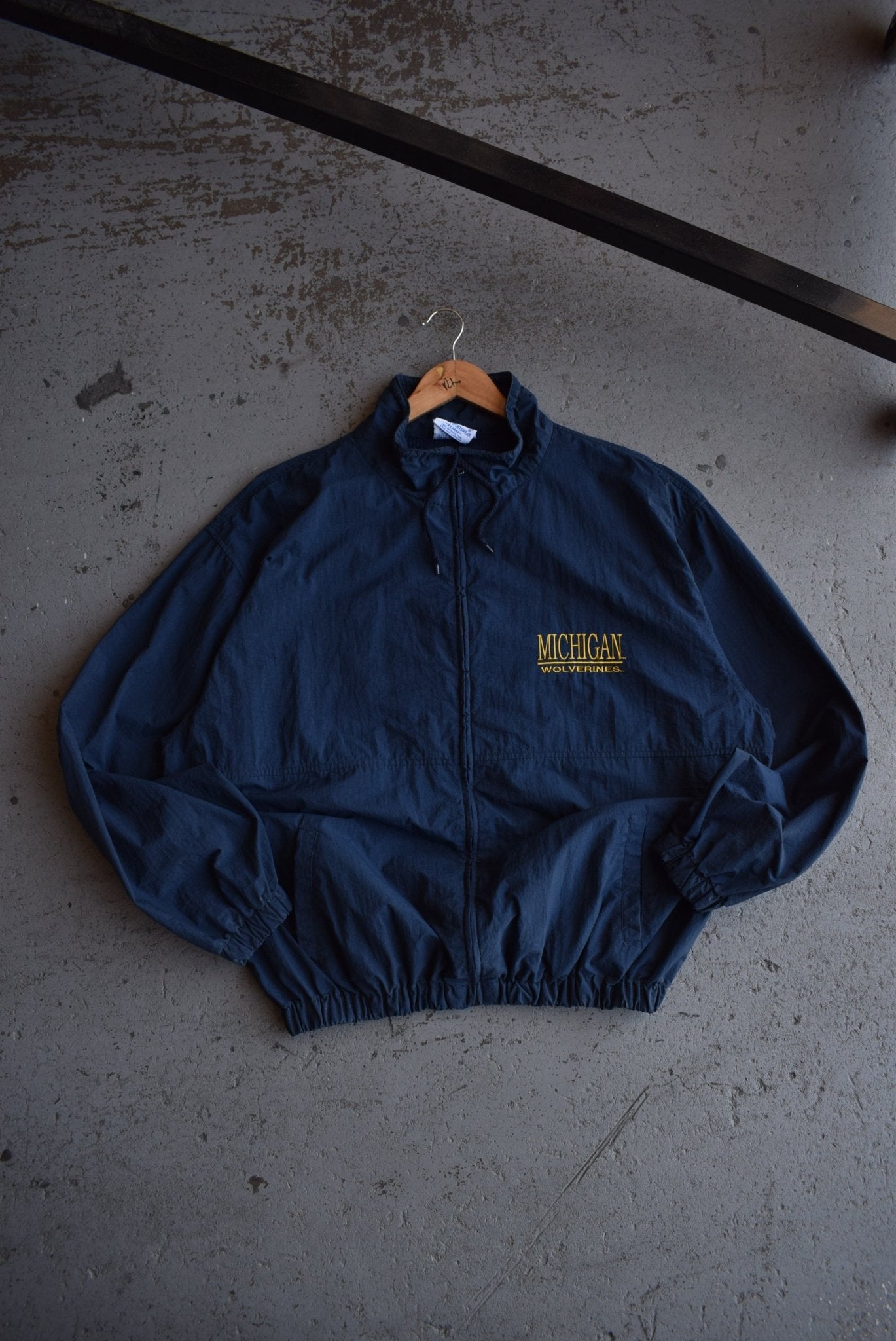 Vintage 90s Michigan Wolverines Embroidered Jacket (XL) - Retrospective Store