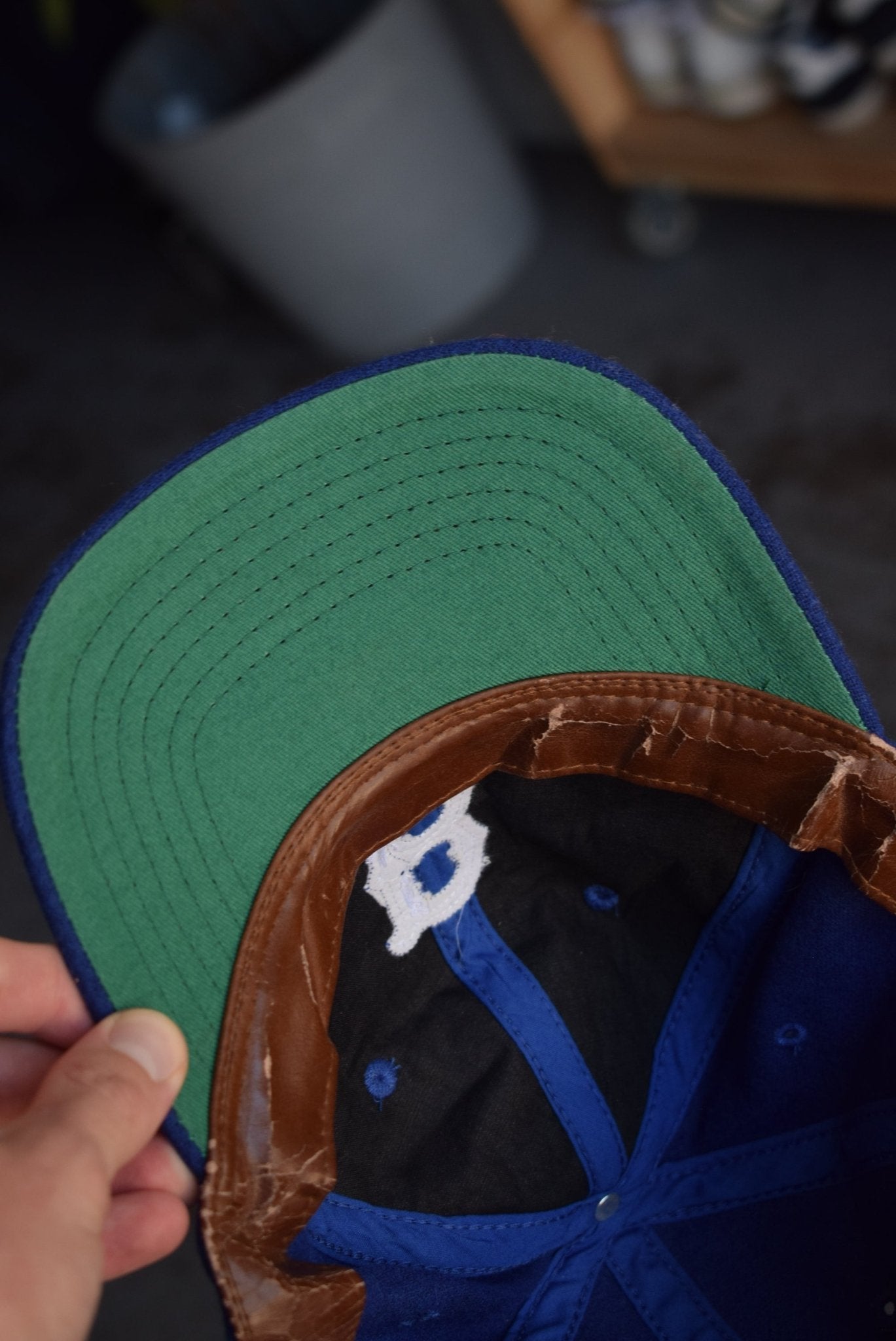 Vintage 90s MLB Brooklyn Dodgers Embroidered Hat - Retrospective Store
