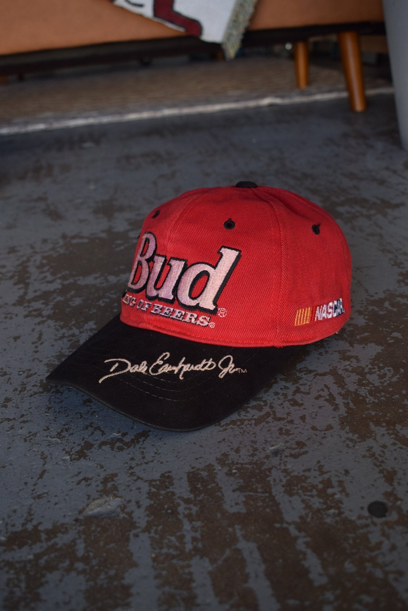 Vintage 90s NASCAR Budweiser Racing Hat - Retrospective Store
