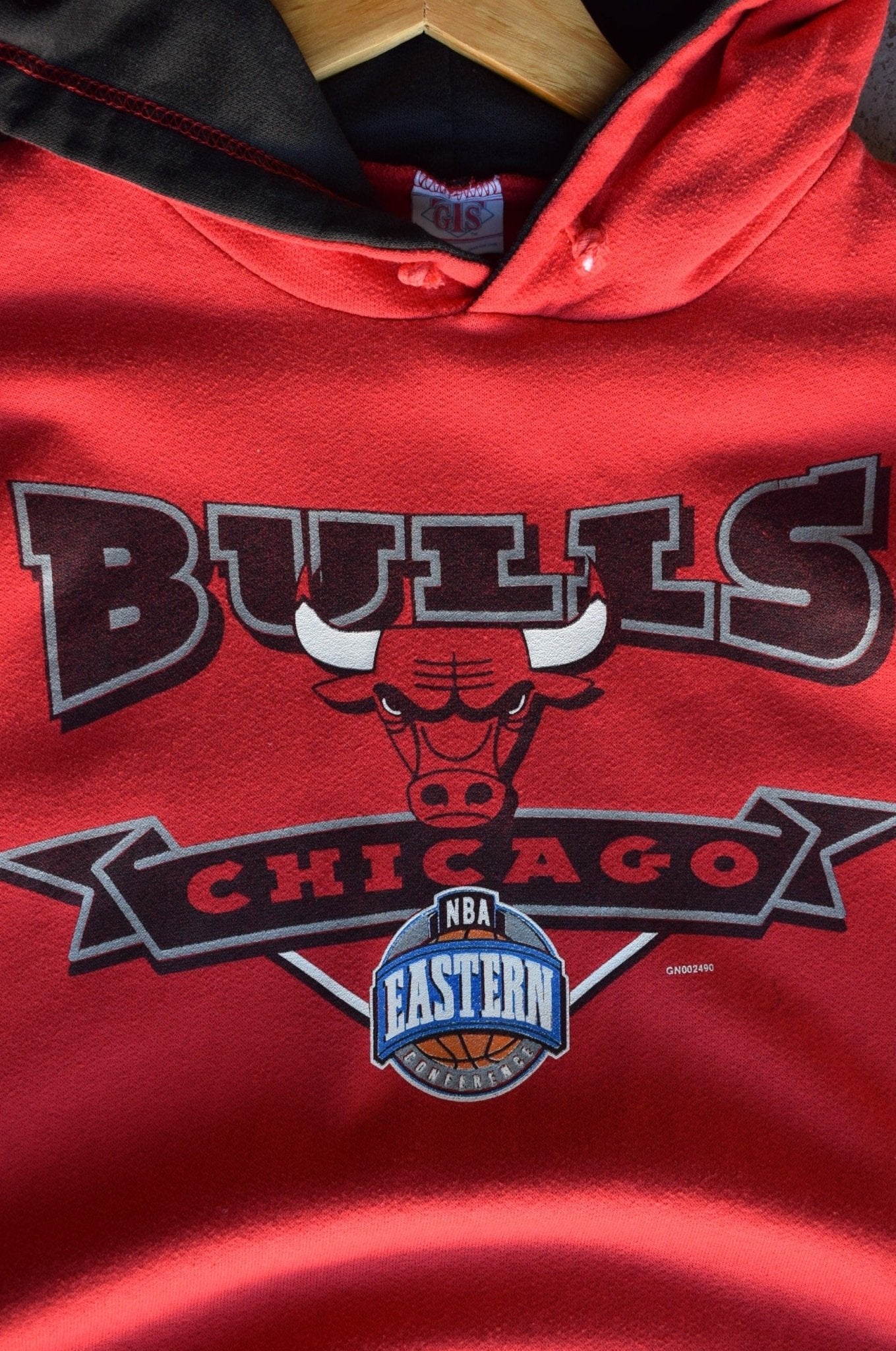 Vintage 90s NBA Chicago Bulls Eastern Conference Finals Hoodie (M) - Retrospective Store