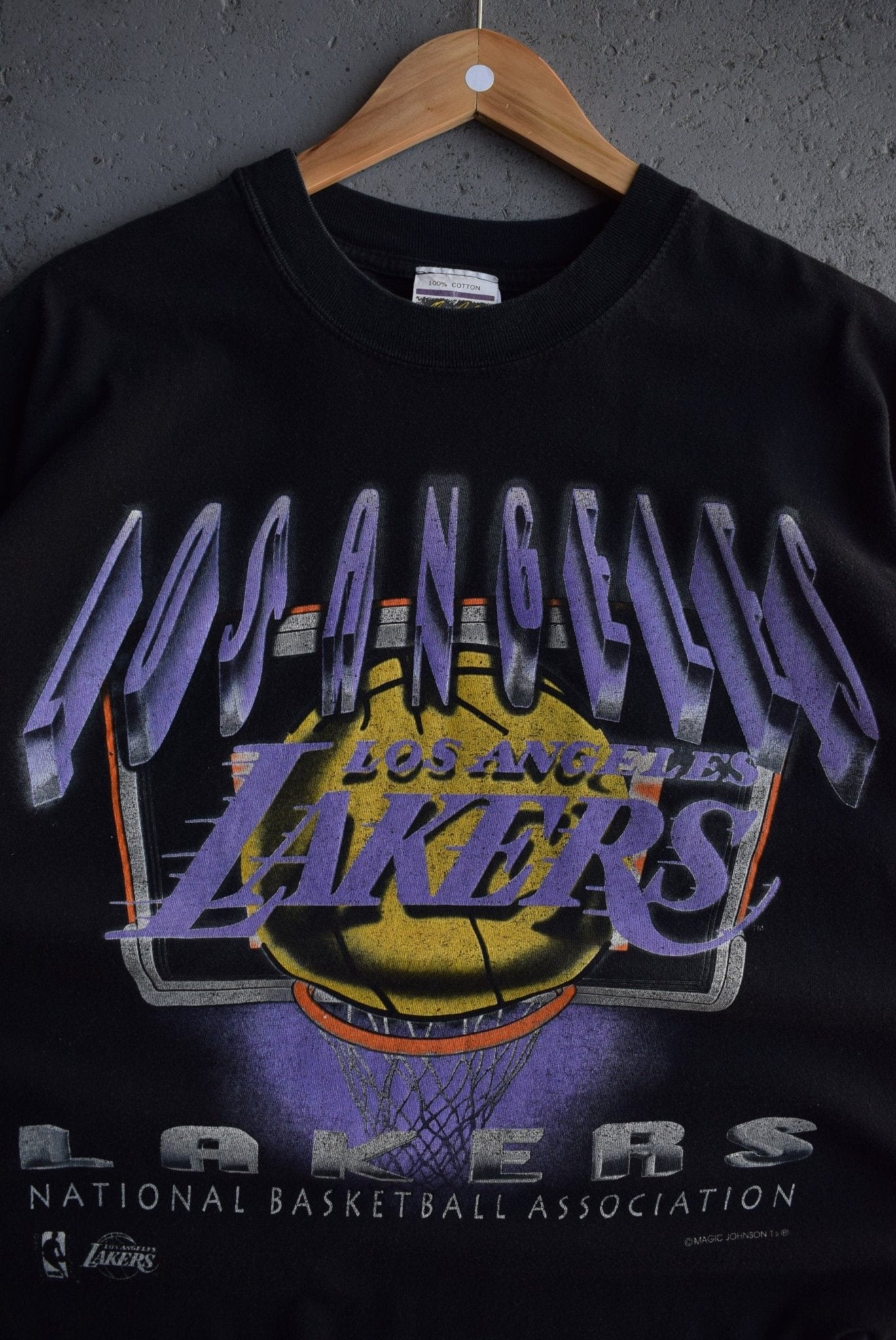 Vintage 90s NBA Los Angeles Lakers Tee (XL) - Retrospective Store