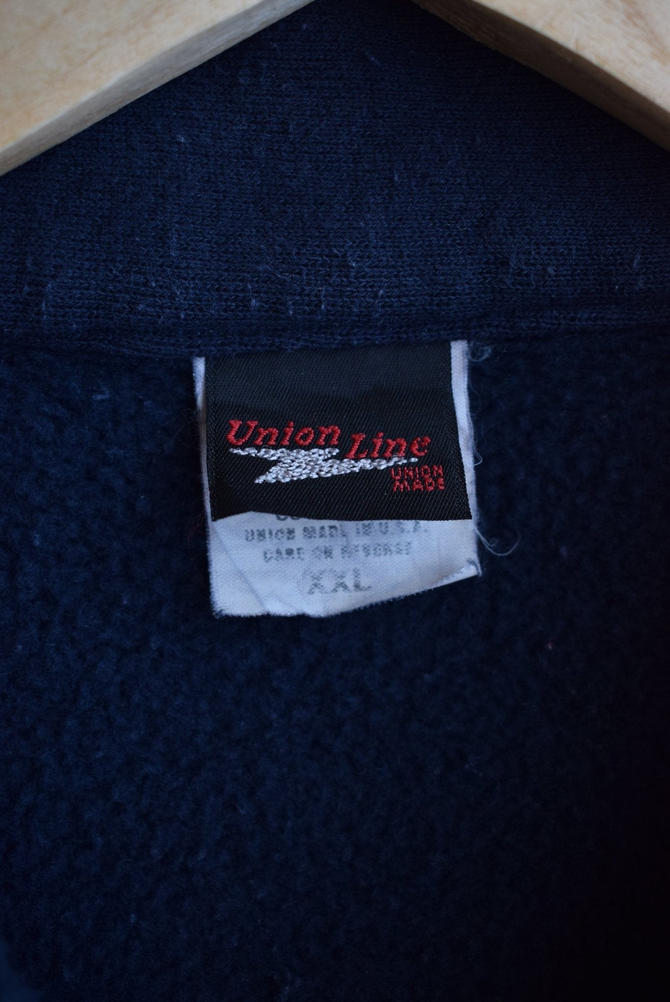 Vintage 90s New York Fire Department Heavyweight Embroidered Quarter Zip (XXL) - Retrospective Store