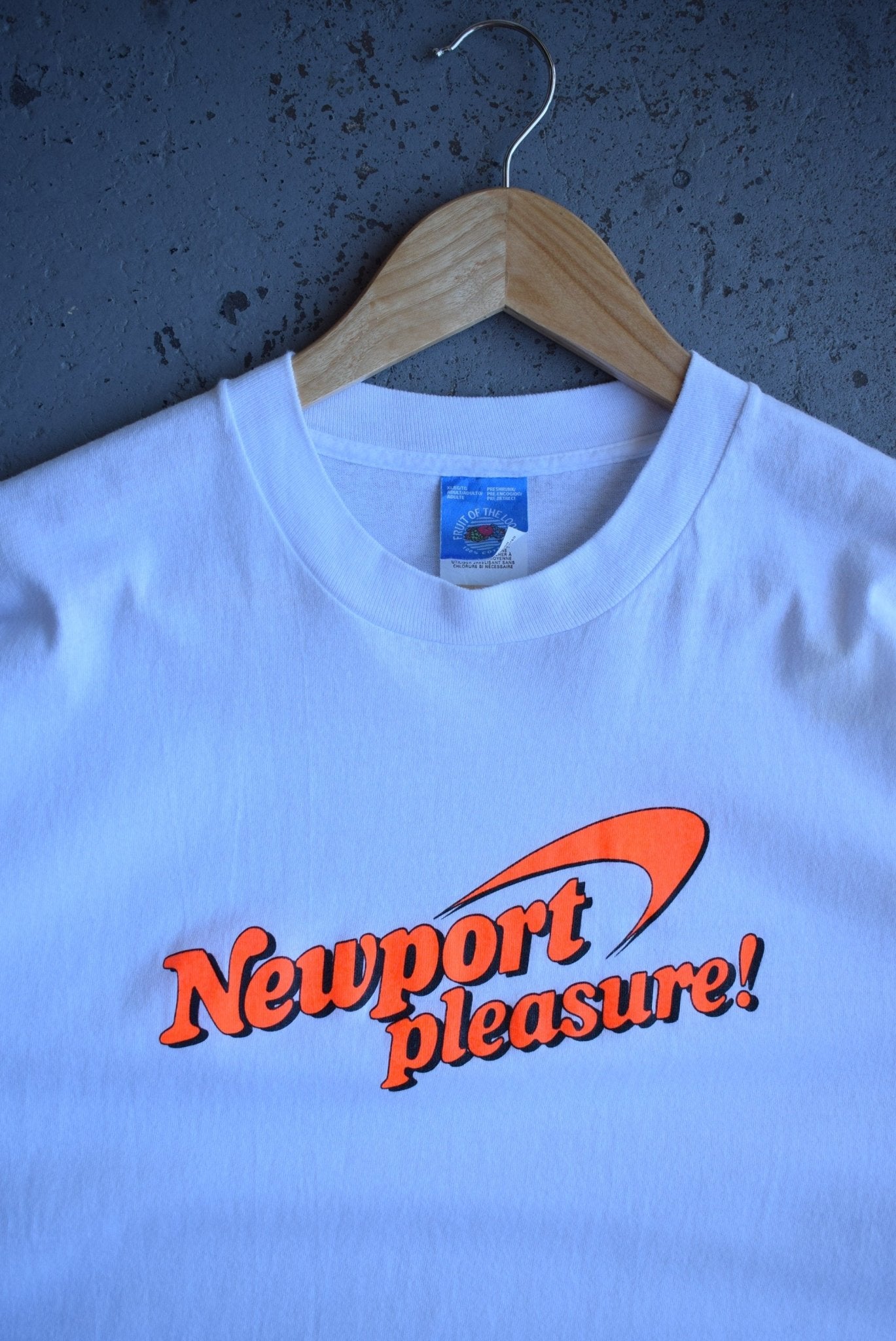 Vintage 90s Newport Pleasure! Cigarettes Tee (XL) - Retrospective Store